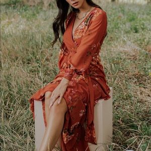 Baltic born floral maxi dress